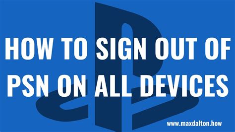 psn sign out of all devices|how to deactivate playstation console.